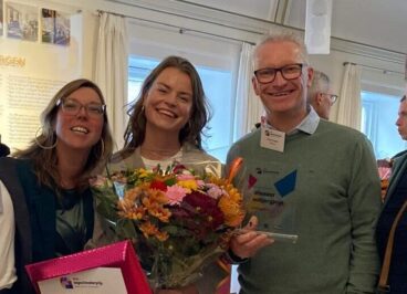 Medewerkers die Impactmakerprijs 2025 in ontvangstnemen
